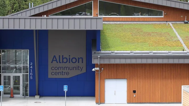 Albion Community Centre exterior and entrance