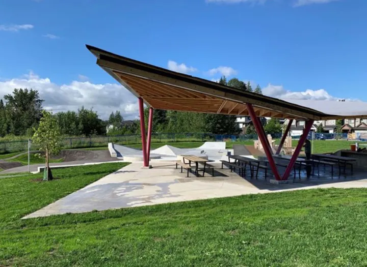 Blaney Hamlet Park in Maple Ridge, British Columbia.