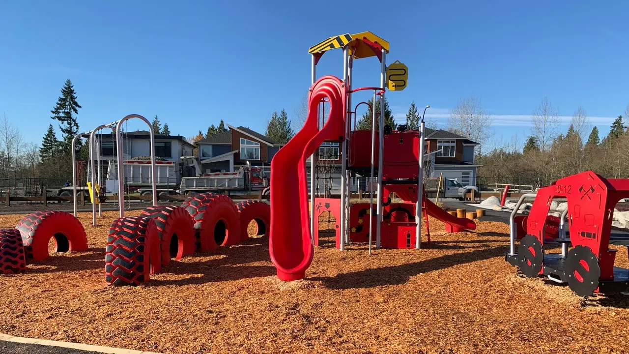 Firefighters Park in Maple Ridge, British Columbia.