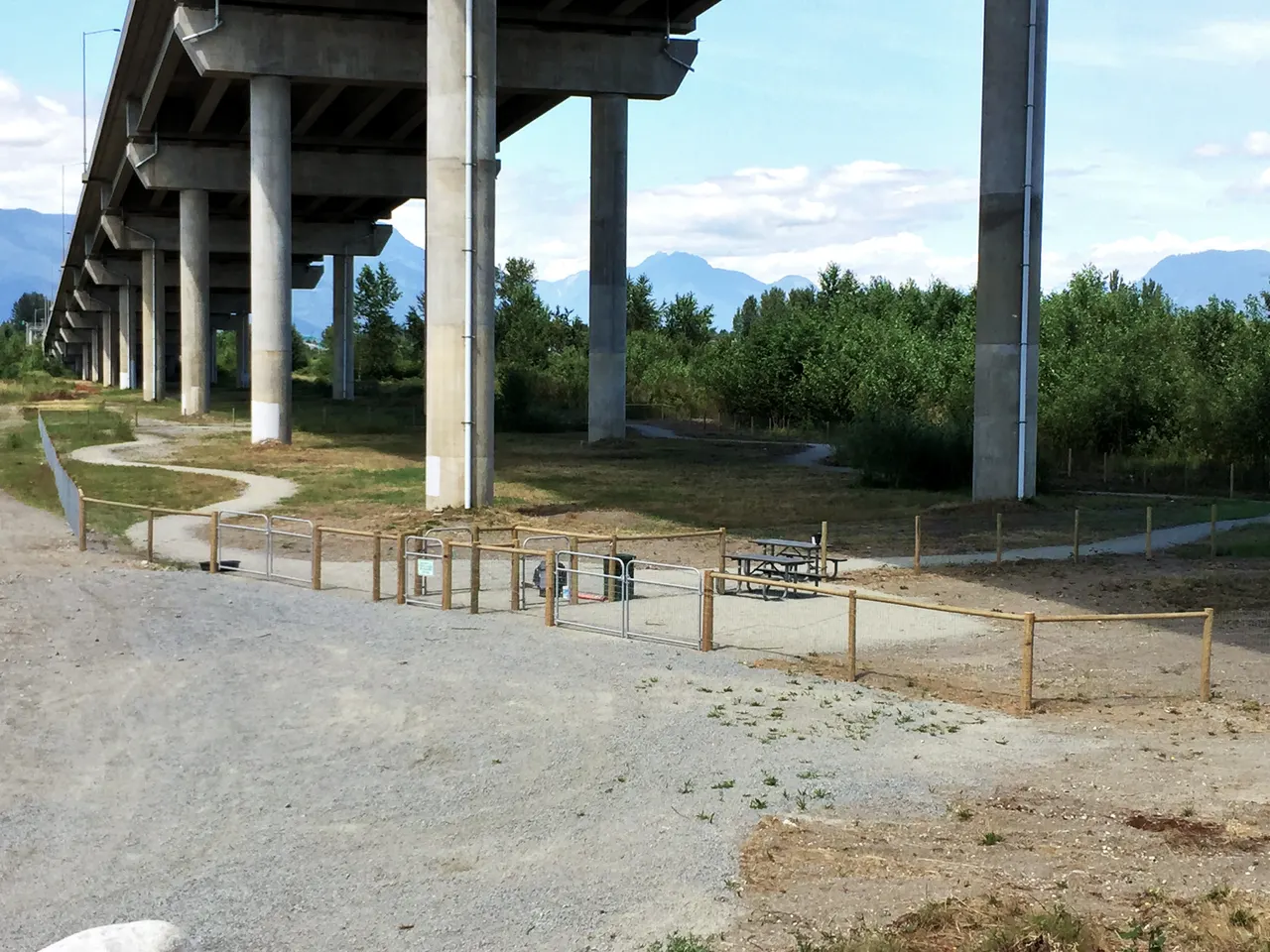 Hammond Dog Off-Leash Area in Maple Ridge, British Columbia.
